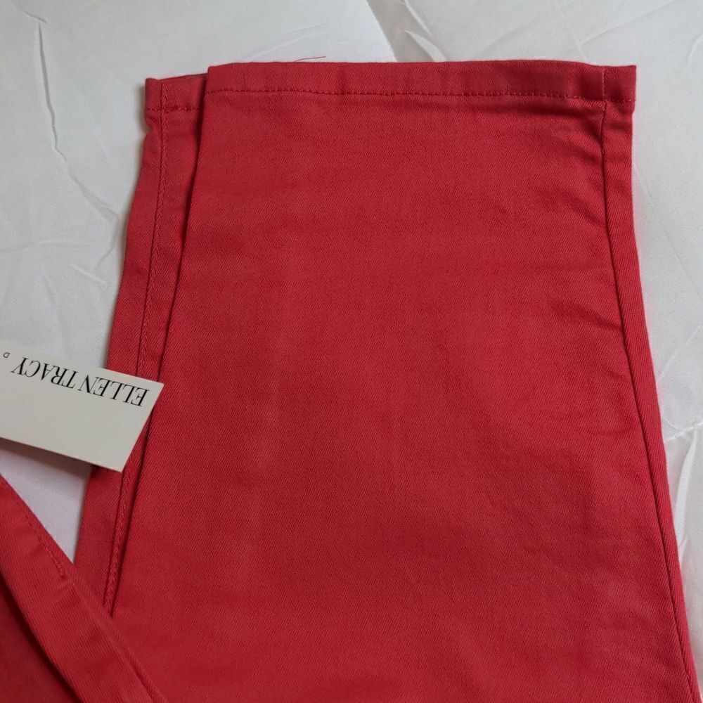 Ellen Tracy Denim XL Hot Pink The Pull On Legging in Hibiscus, NEW - Picture 3 of 11